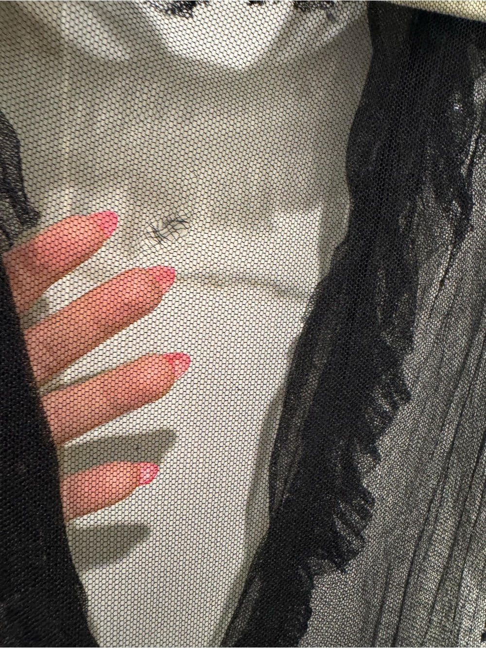 Etro Black Sheer Ruffled Tiered Maxi Dress - Picture 9 of 9